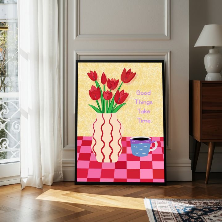 posteri-charchoti-good-things-take-time-a3-photo-2