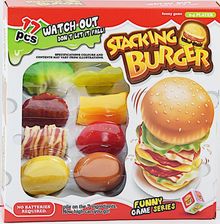 Product image of სათამაშო ნაკრები/Fast Food Series Stacking Burger Toy