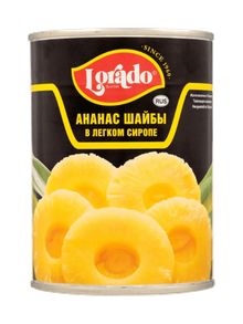 Product image of Lorado ანანასი დაჭრილი რგოლებად 580გრ