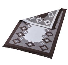 Product image of ხალიჩა -  SQUARE ACRYLIC FRINGED RUG 80X150 CM LIGHT BROWN