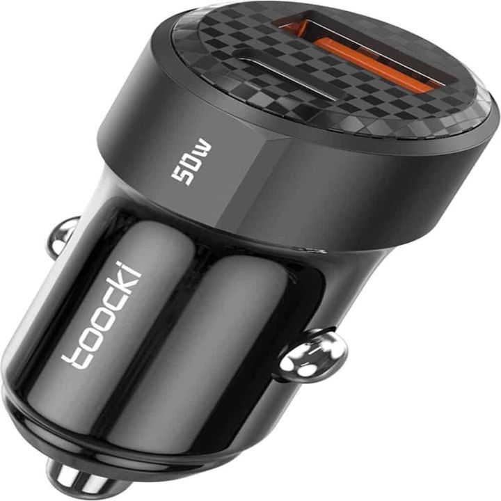 toocki-dual-usb-car-charger-50w-1x-usb-c-1x-usb-a-tccac-ll01-black-manqanis-usb-damteni