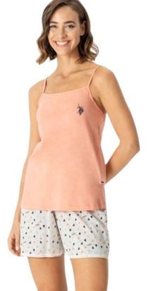 Product image of U.S. Polo Assn. 17009 ქალის ორეული შორტით (ვარდისფერი)