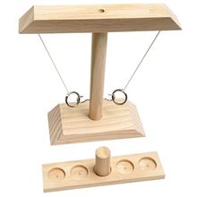 Product image of Wooden Hoop Throwing Ring Game Montessori Kids Toy მონტესორის საბავშვო სათამაშო