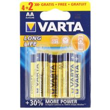 Product image of VARTA Alkaline Longlife AA ელემენტი 4+2 ც
