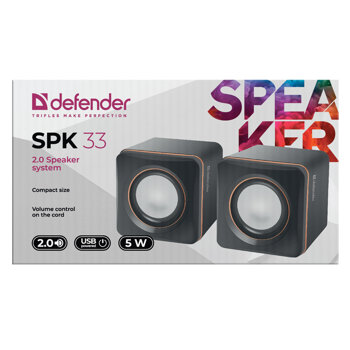 Defender Speaker SPK 33 5W USB დინამიკი - Extra.ge - 434695