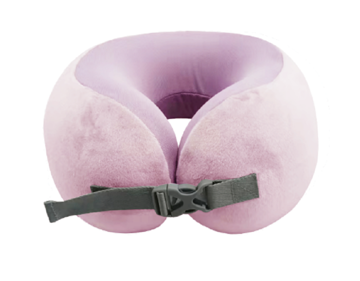 kisris-balishiadjustable-solid-color-memory-foam-neck-pillowpink