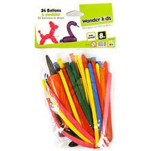Product image of ფერადი ბუშტები ფორმებისთვის 24 ცალი