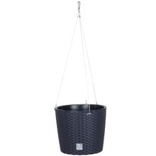 Product image of PROSPERPLAST RATO-ANTHRACITE DRTW260-S433 26 სმ ყვავილის ქოთანი