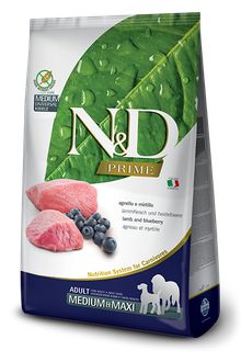 Product image of N&D ძაღლის მშრალი საკვები - ბატკანი & მოცვი 12კგ