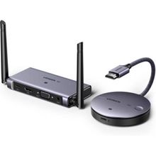 Product image of უსადენო HDMI გადამცემი UGREEN CM586 (90909A), 4K@30Hz Wireless HDMI Transmitter And Receiver, Grey