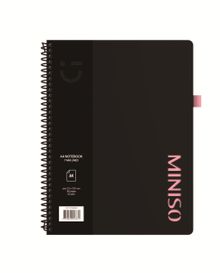 Product image of Minimalism Black Collection A4 PP Wire-bound Book ბლოკნოტი