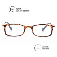 Product image of EXTRA THIN MACBA SQUARE Havana +2.0 საკითხავი სათვალე