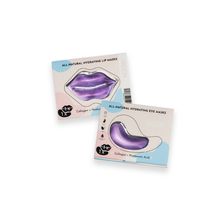Product image of Freeza All-Natural Hyaluronic Acid & Collagen თვალის და ტუჩის ნიღაბი - Purple, 1 წყვილი