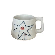 Product image of Individuals Ceramics ხელნაკეთი კერამიკა ჭიქა ვარსკვლავით და ოთხკუთხედი სახელურით