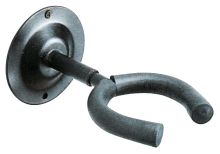 Product image of QUIKLOK GS402 Small guitar wall hanger w/rotating & straight forks - Black გიტარის საკიდი