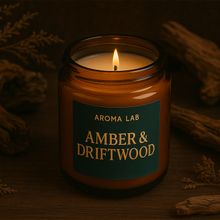 Product image of AROMA LAB Amber and Driftwood სურნელოვანი სანთელი