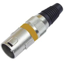 Product image of OMNITRONIC XLR plug 3pin og კაბელის შემაერთებელი