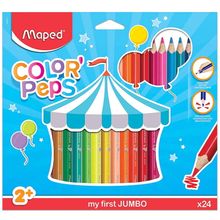 Product image of Maped Color Peps My First Jumbo ფერადი ფანქრები 24 ფერი