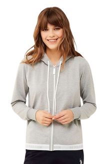 Product image of U.S. Polo Assn. 16599 ქურთუკი ჰუდი ელვა შესაკრავით (რუხი)