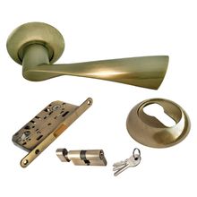 Product image of Rucetti სახელურის კომპლექტი ცილინდრი გასაღები/გადამკეტზე RAP 1-KH AB antique bronze