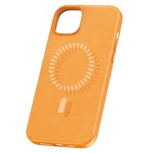 Product image of Baseus Fauxther Series Magnetic Phone Case for iP 15 Pro Sunset Orange მობილურის ქეისი