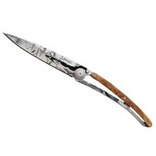 Product image of Deejo Pocket knife Titanium Juniper wood დასაკეცი დანა