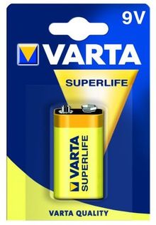 Product image of ელემენტი მარილოვანი VARTA Superlife 6LR61 9 V 1 ც