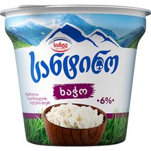 Product image of სანტინო ხაჭო 6% 320გრ