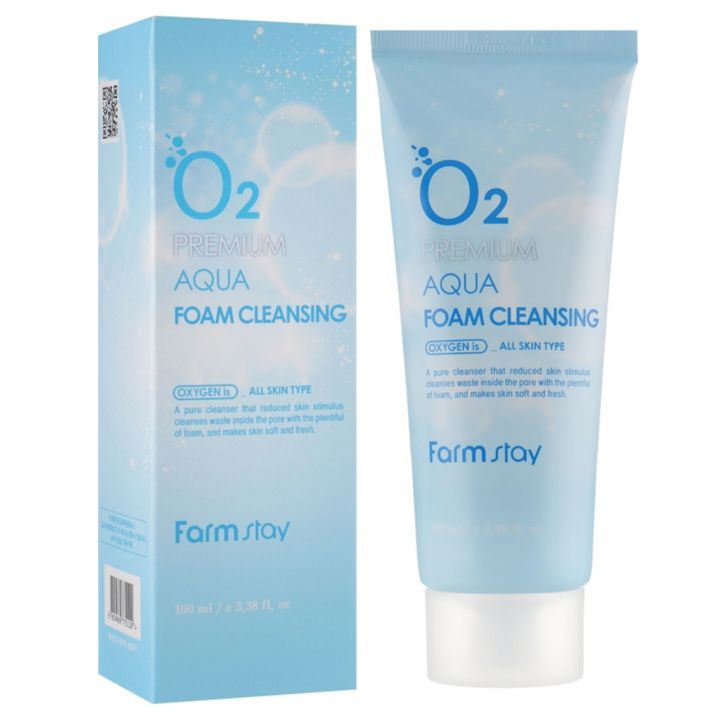 farm-stay-o2-premium-aqua-foam-cleansing-sakhis-gamtsmendi-qafi