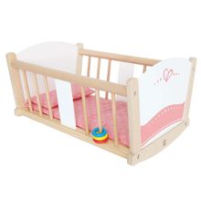 Product image of Hape Rock a bye Cradle ხის თოჯინის საწოლი