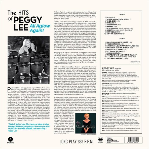 peggy-lee---all-aglow-again---180-gram-vinilis-firfita-photo-2