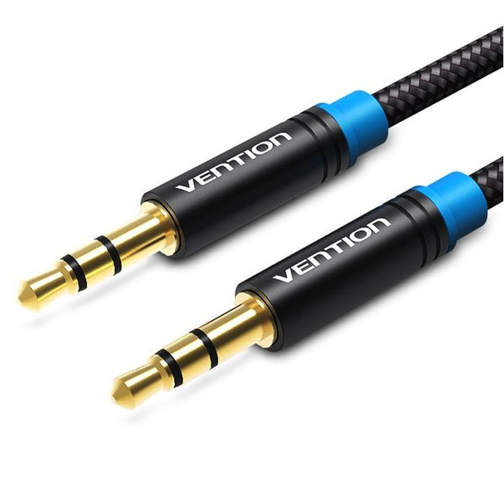 vention-p350ac050-b-m-cotton-braided-35mm-male-to-male-audio-cable-05m-black-metal-type