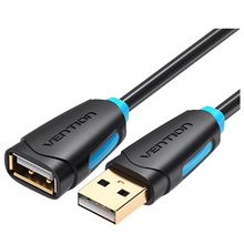 Product image of VENTION CBCBF USB2.0 Extension Cable 1.5M Black დამაგრძელებელი კაბელი