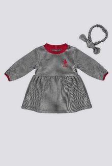 Product image of US POLO ASSN USB1731 V1 გოგოს კაბა თმის სამაგრით