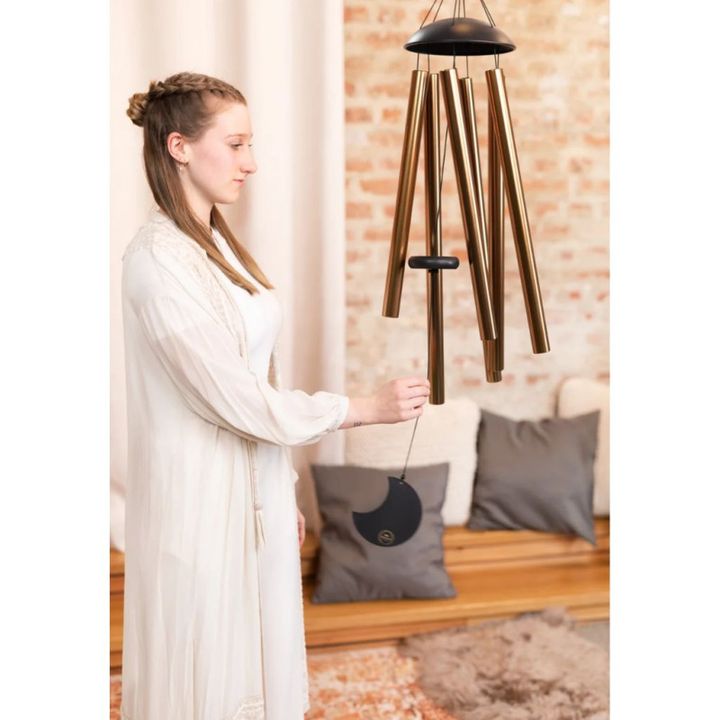 meinl-sonic-energy-moon-meditation-chime-44110-cm---432-hz---round-archbronze-zari-photo-2