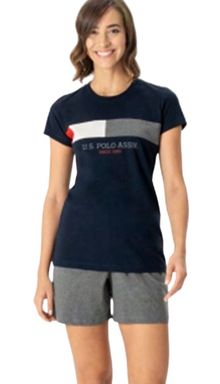 Product image of U.S. Polo Assn. 16987 ქალის ორეული შორტით (ლურჯი)