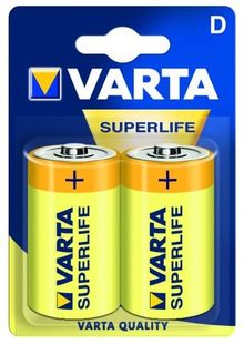 Product image of ელემენტი მარილოვანი VARTA Superlife D 1.5V 2 ც