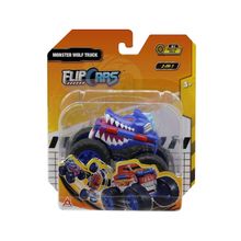 Product image of Flip Cars 2-in-1 Flip Vehicle- Monster Wolf Truck