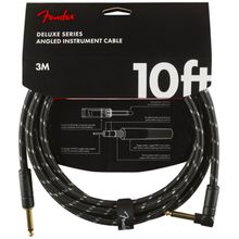Product image of Fender Deluxe Series Instrument Cable Straight/Angle 10' ინსტრუმენტის კაბელი