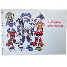 Product image of სახატავი რვეული ზამბარით A4 ტრანსფორმერები