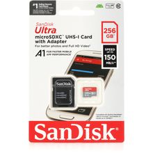 Product image of SanDisk micro SDHC მეხსიერების ბარათი 256GB