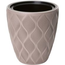 Product image of FORM PLASTIC FLOW SLIM 40 ყავისფერი 4730-051 ყვავავილის ქოთანი