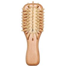 Product image of Harmony Series Mini Paddle Wood-Bristled Cushion Hairbrush სავარცხელი