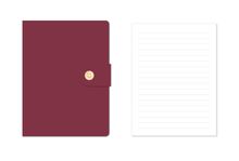 Product image of Minimalism Retro Collection B6 Leather Cover Snap Book ბლოკნოტი