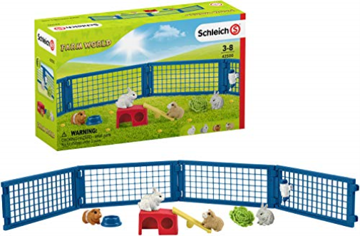 schleich-rabbit-and-guinea-pig-hutch-satamasho-figura-photo-2