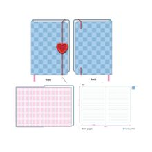 Product image of Big Button Series Heart Button A5 Fabric-Cover Book (80 Sheets) ბლოკნოტი