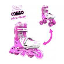 Product image of NEON როლიკები COMBO SKATES (SIZE 34-38 ) ვარდისფერი