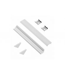 Product image of ალუმინის პროფილის ნაკრები GLAX GTV 2მ კუთხის თეთრი