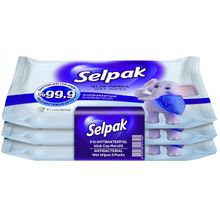Product image of Selpak ანტიბაქტერიული სველი ხელსახოცი 10ც
