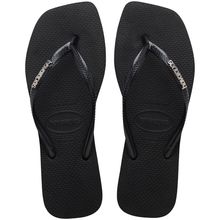 Havaianas Slim Square Logo Metallic Unisex შლაპუნები